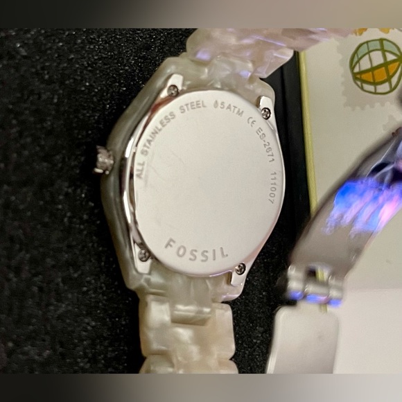Fossil Stella Aqua Glitz Watch ⌚️ - Picture 3 of 4